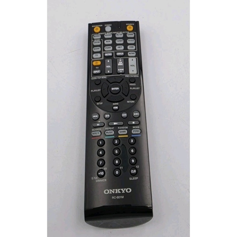 OEM Onkyo RC-801M AV Receiver Remote For HT-R990 TX-NR509 Genuine Tested
